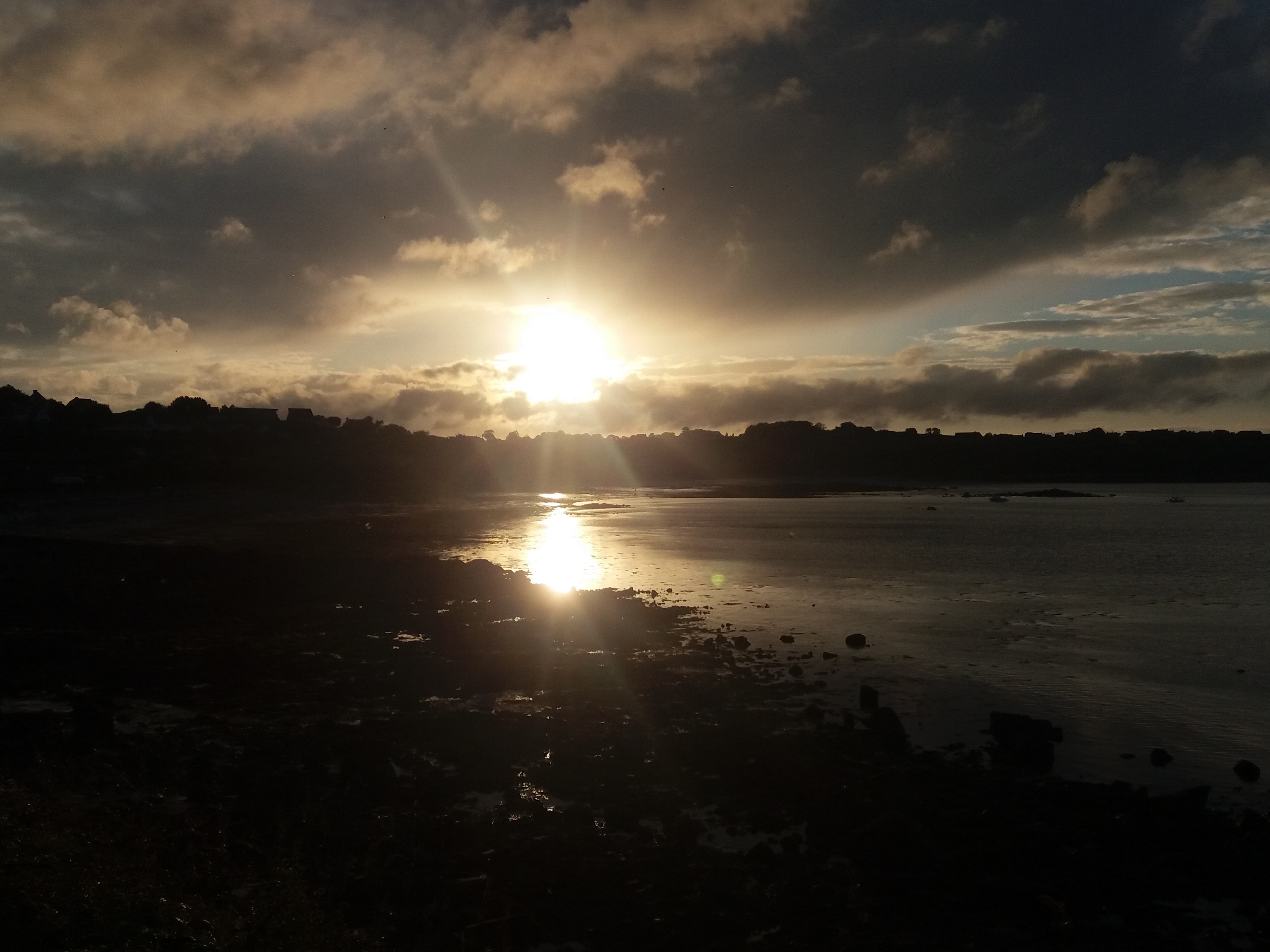 Balade dans le camping pour admirer le coucher du soleil