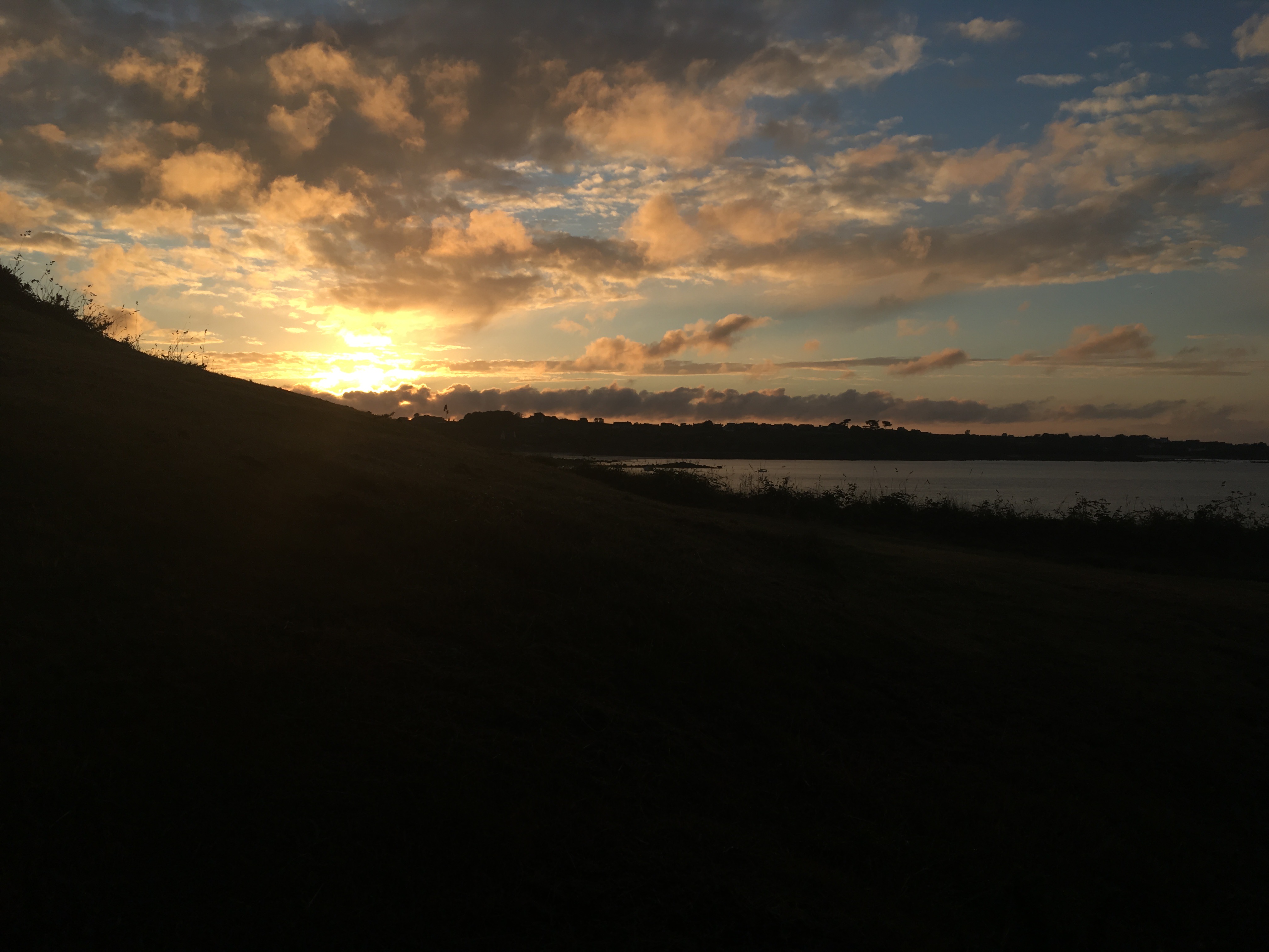 Balade dans le camping pour admirer le coucher du soleil