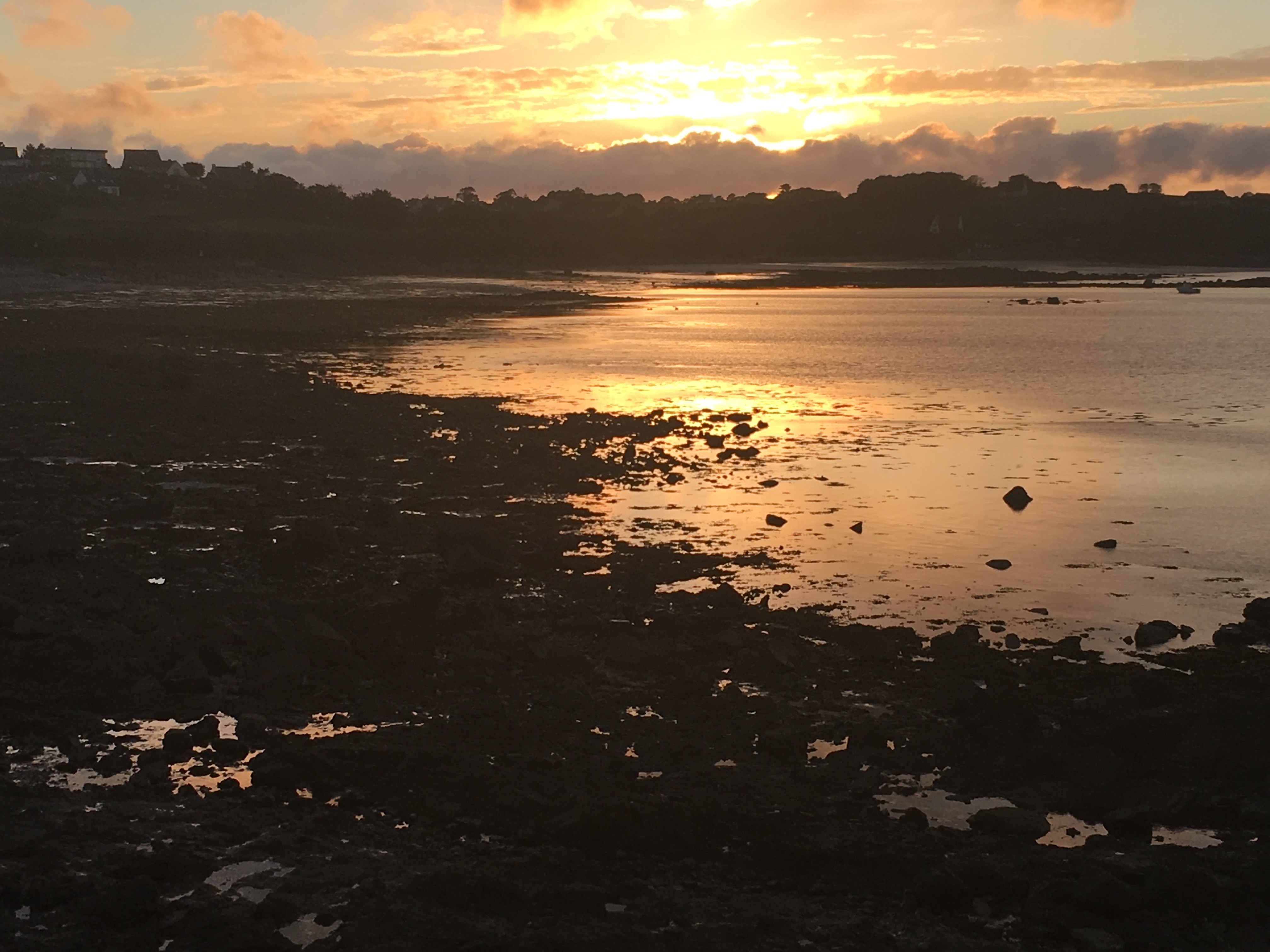 Balade dans le camping pour admirer le coucher du soleil
