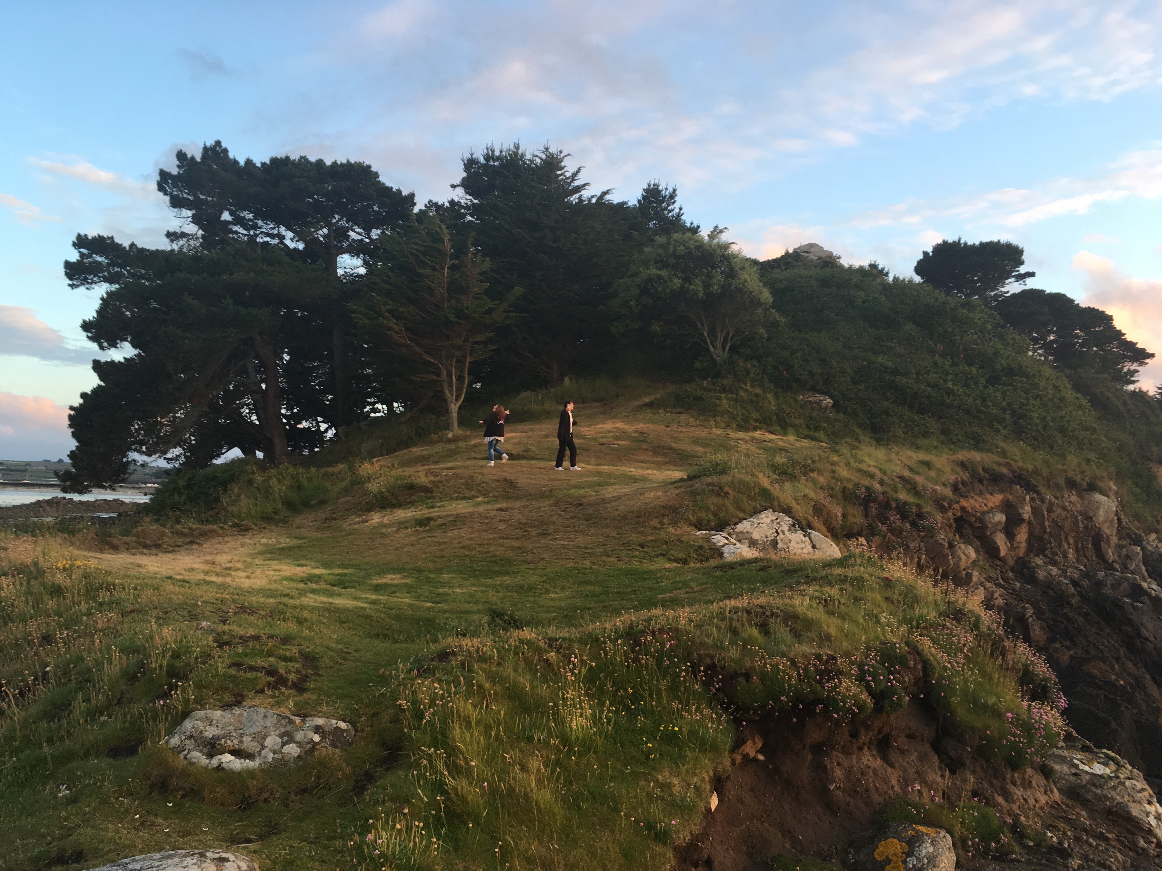 Balade dans le camping pour admirer le coucher du soleil